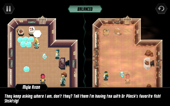 Anomaly X geology lab with Myla